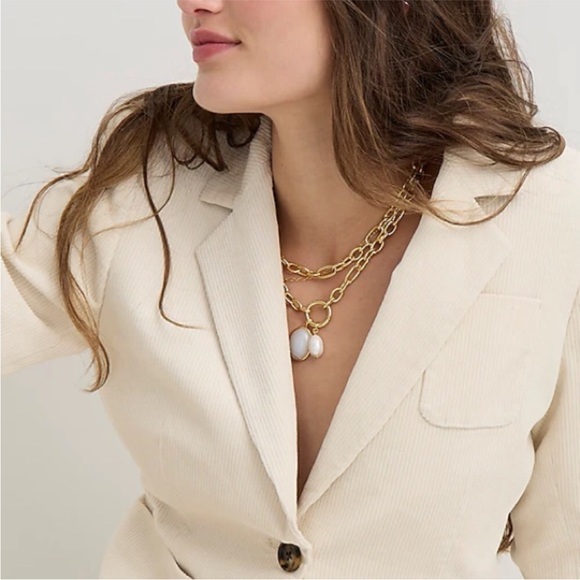 J. Crew Cream and White Blazer - Picture 3 of 16